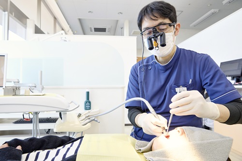 歯の神経まで達した虫歯の治療